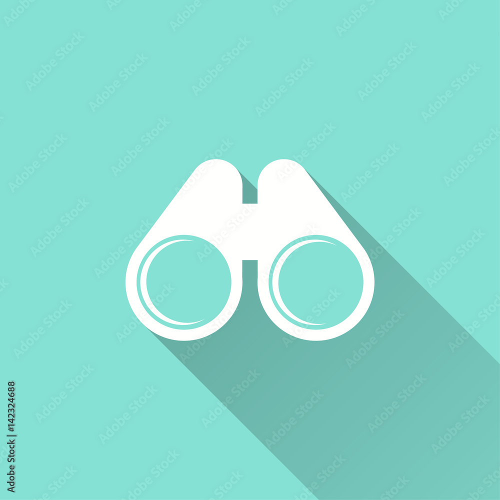 Canvas Prints Binocular - vector icon.