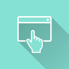 Browser - vector icon.