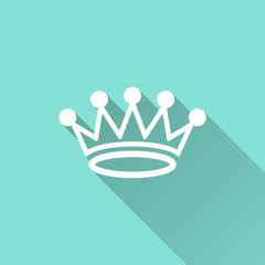 Crown - vector icon.