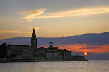 Fototapeta premium View of Porec. Croatia