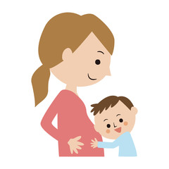 妊娠　イラスト