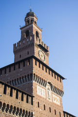 Fototapeta na wymiar Milan Castle