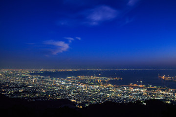 神戸 摩耶山 掬星台からの夜景 -日本三大夜景-