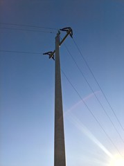 Energy Pole in the Sunshine