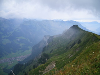 Switzerland - Swiss Alps hiking trail