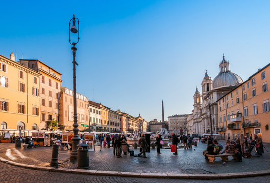Piazza Navona à Rome, Latium, Italie