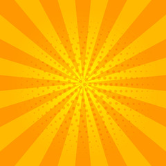 Sunny  orange and yellow banner