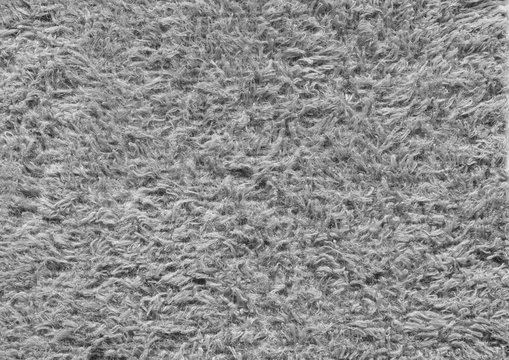 Close-up of grey carpet texture