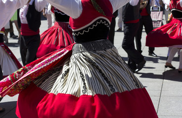Traditional portuguese dancers