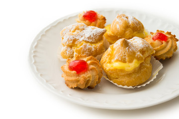 Bigne e Pasta reale, pasticcini Italiani