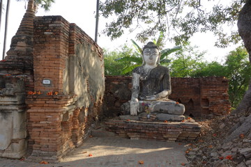Buddha statue in Inwa near Mandalay, Myanmar