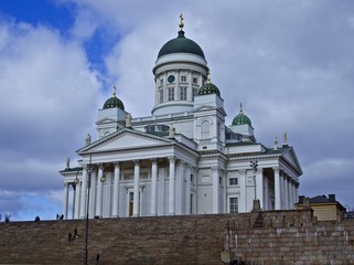 Helsinki Cathedral, Helsinki, Finland, Side shot