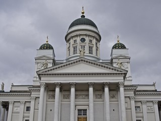 Fototapeta na wymiar Helsinki Cathedral, Helsinki, Finland, Front shot
