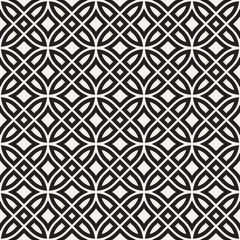 Obraz premium Vector Seamless Pattern. Abstract Geometric Background Design. Stylish Lattice Texture 