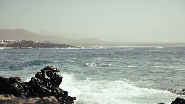 temp&ecirc;te sur la c&ocirc;te
