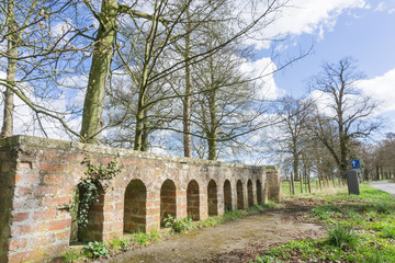 Fototapeta na wymiar Brick arch ways and structures in the countryside, UK.