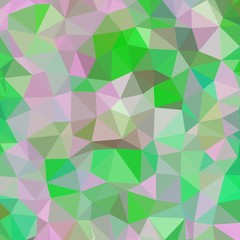 Abstract background of small triangles polygon blue and pink and green and yellow fragments light and dark sharp throughout the drawing