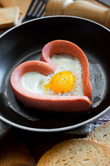 fried egg Valentine's day
