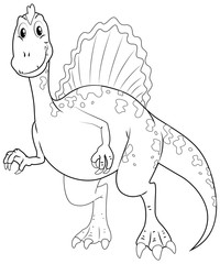 Doodles drafting animal for big dinosaur