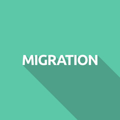 Illustration of   the text MIGRATION