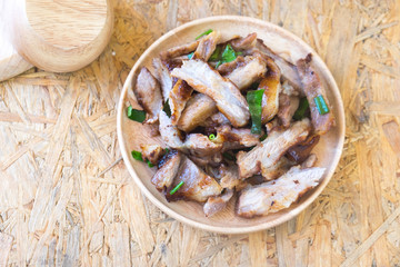 Grill neck pork