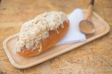 Dried shredded pork bread