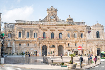 Ostuni city hall, Puglia, Italy