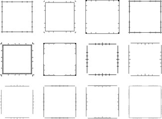 Vector icon of frames