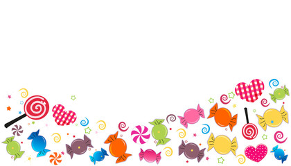 Colorful sweet candy