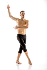 Fototapeta premium Young man dancing