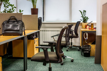 Contemporary Room Workplace Office Supplies Concept