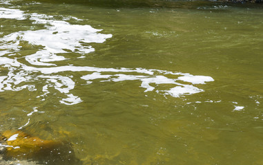 Naklejka premium Verunreinigung im Wasser