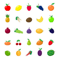 Flat fruit set