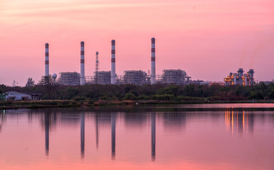 Obraz na płótnie Canvas Industrial power plant