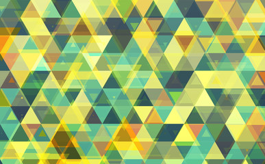 Fototapeta premium Abstract triangle pattern background. Vector illustration.