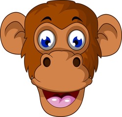 Monkey cartoon muzzle