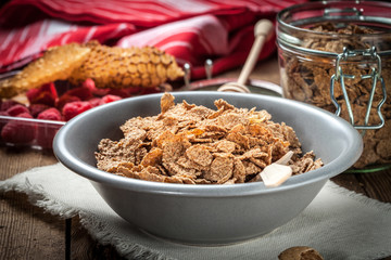 Bowl of cereals.