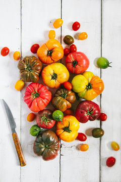 Assorted heirloom tomatoes 