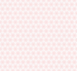 Seamless Background, Japan Style #Geometric hemp-leaf pattern