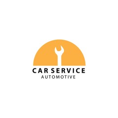 car service logo, vector illustration