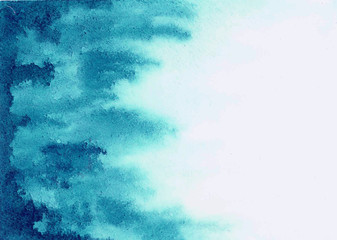 Blue watercolor texture streaks - 142363673