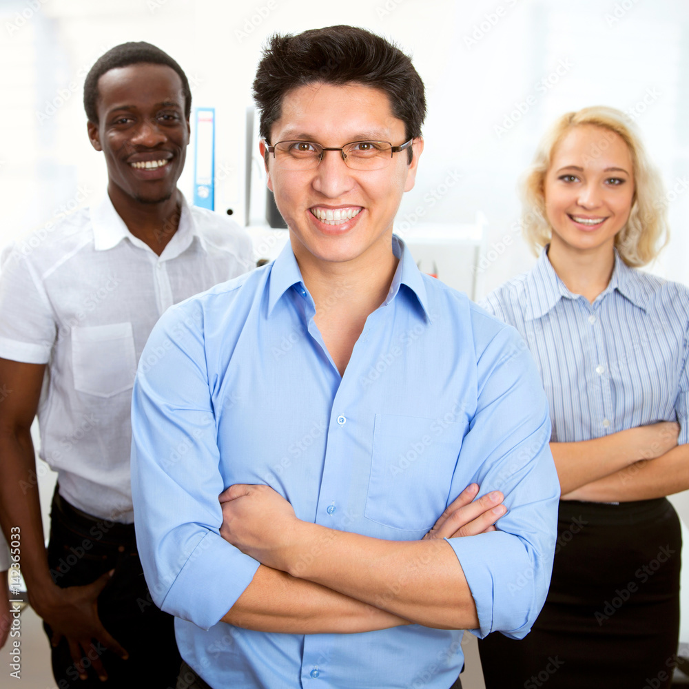 Wall mural Portrait of business team