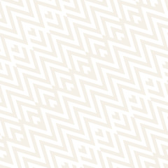 Abstract ZigZag Parallel Stripes. Stylish Ethnic Ornament. Vector Seamless Pattern. Repeating Background