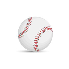Baseball ball isolated on white background