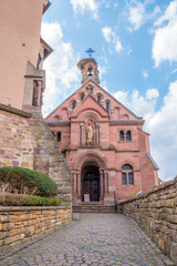 Eguisheim Church in Alsace, France