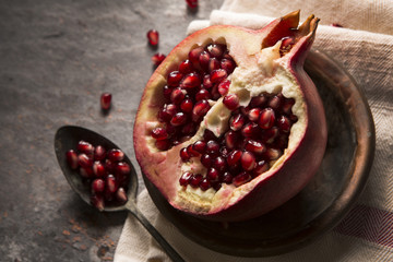 ripe pomegranate