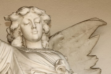 Old cemetery art, Angel, Friedhofskunst aus dem 19. Jahrhundert, Engelstatue
