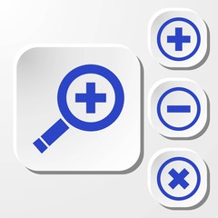 search icon stock vector illustration flat design