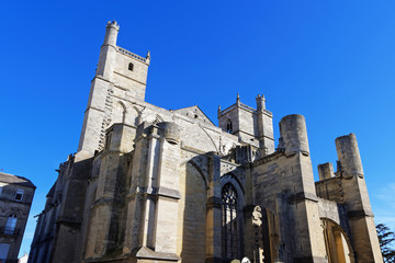 Fototapeta na wymiar Cathédrale saint-Nazaire Béziers