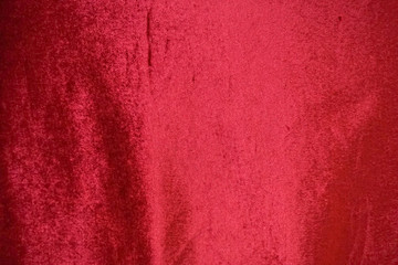 Red velvet background, red velvet texture, soft focus
